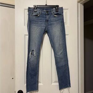 Rag and Bone Distressed Skinny Jeans Size 29